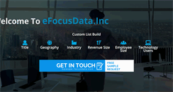 Desktop Screenshot of e-focusdata.com